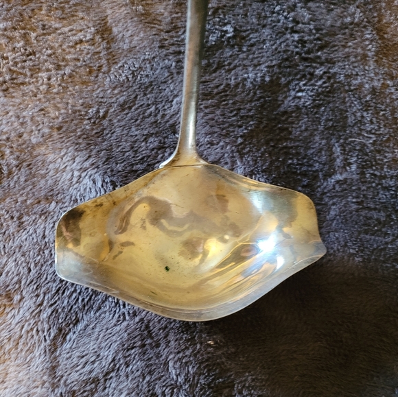Vintage silver plated punch bowl ladle. - Picture 2 of 6